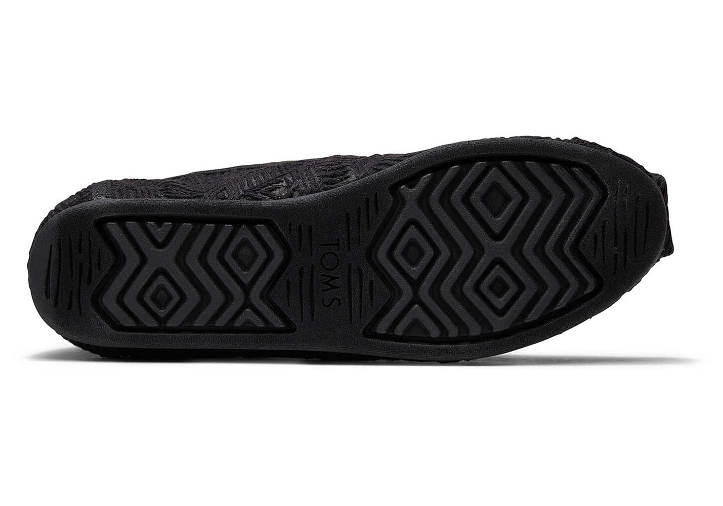 Toms Alpargata Geo Lace Espadrille Black - Womens - 71048-IUOJ